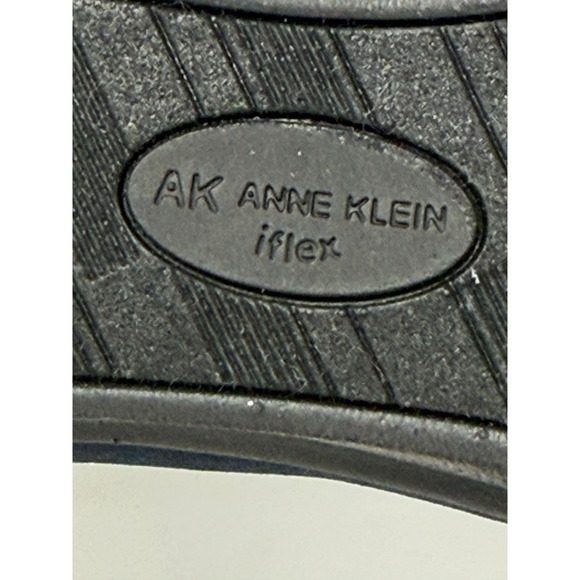 Anne Klein Women's Navy Blue Wedge Heels Comfort Iflex Shoes Size 8.5 - Picture 8 of 9